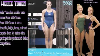 Women's Diving | Beautiful Norwegian Diver | Helle Tuxen | Close-Up | #diving #watersport #7