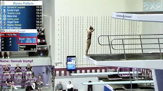 Women's Diving | Hannah Stumpf | Highlight | SEC 2023 | #diving #sports #4