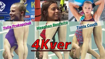 [ 4K ] Women's Diving | Yulia Prokopchuk | Tonia Couch | Meaghan Benfeito | Beautiful divers #1