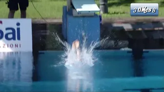 Women's Diving | Maggie Squire | CLOSE-UP | 1M 3M Springboard | Bolzano 2022 #8