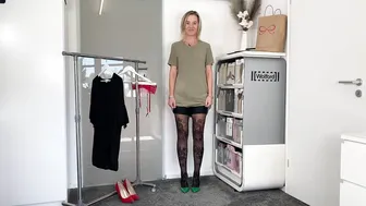 Halterlose Strümpfe , Strapse von Hunkemöller Haul. Stockings , Pantyhose , Suspenders try on Haul. #6