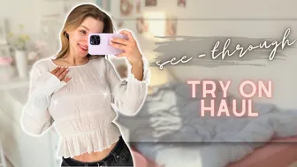 See-Through Try On Haul | Transparent Clothes with Stacy №2