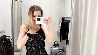 Transparent Clothes at Mall | See-Through Try On Haul with Stacy #3