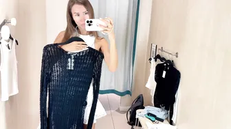 [4K] See through Clothes with Amy | Transparent Haul #2