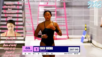 Women's Diving | Eden Cheng | Platform Highlight | 2024 GB Diving #diving #tuffi #saltos #buceo #10