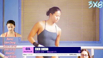 Women's Diving | Eden Cheng | Platform Highlight | 2024 GB Diving #diving #tuffi #saltos #buceo #2