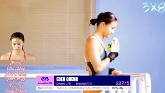 Women's Diving | Eden Cheng | Platform Highlight | 2024 GB Diving #diving #tuffi #saltos #buceo #8