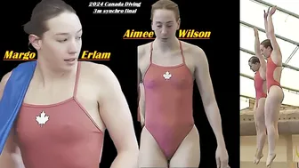 Women's Diving | Margo Erlam | Aimee Wilson | 2024 Canada Diving 3m synchro final Highlight #diving