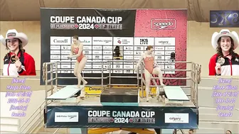 Women's Diving | Margo Erlam | Aimee Wilson | 2024 Canada Diving 3m synchro final Highlight #diving #7