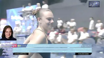 [RE UP] 2024 Women's Diving | Elna Widerstrom | World Aquatics 2024 | 3M Prelims Highlight #10