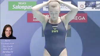 [RE UP] 2024 Women's Diving | Elna Widerstrom | World Aquatics 2024 | 3M Prelims Highlight #4