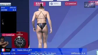 Women's Diving | Nais Gillet | Ivana Medkova | Jette muller | World Aquatics 2024 | 1M Prelims #2