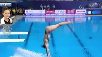 Women's Diving | Nais Gillet | Ivana Medkova | Jette muller | World Aquatics 2024 | 1M Prelims #3