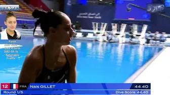 Women's Diving | Nais Gillet | Ivana Medkova | Jette muller | World Aquatics 2024 | 1M Prelims #4