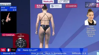 Women's Diving | Nais Gillet | Ivana Medkova | Jette muller | World Aquatics 2024 | 1M Prelims #5