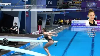 Women's Diving | Nais Gillet | Ivana Medkova | Jette muller | World Aquatics 2024 | 1M Prelims #6