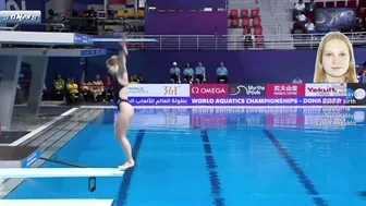 Women's Diving | Nais Gillet | Ivana Medkova | Jette muller | World Aquatics 2024 | 1M Prelims #8