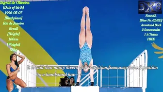 Women's Diving | Ingrid Oliveira | 10M Platform | Santiago 2023 | #diving #sports #watersport #7