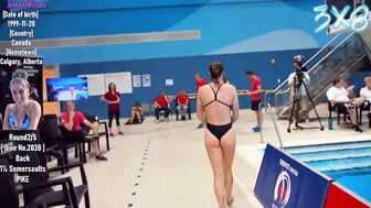 Women's Diving | Aimee Wilson | 1M Spring board Highlight | 2023 Summer National Diving Championship #4