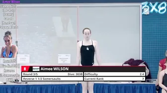 Women's Diving | Aimee Wilson | 1M Spring board Highlight | 2023 Summer National Diving Championship #5