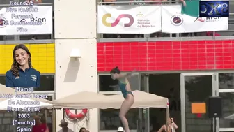 Women's Diving | Lucia Gabino Lopez De Ahumada | 1M Springboard Highlight | 2022 Spanish Diving #5