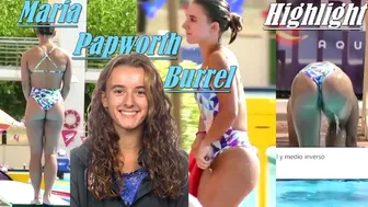 Women's Diving | Maria Papworth Burrel | 1M Springboard Highlight | 2022 Spanish Diving Champs