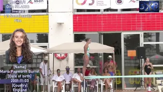 Women's Diving | Maria Papworth Burrel | 1M Springboard Highlight | 2022 Spanish Diving Champs #3