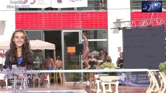 Women's Diving | Maria Papworth Burrel | 1M Springboard Highlight | 2022 Spanish Diving Champs #6