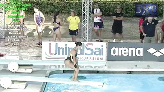 Women's Diving | Rebecca Ciancaglini | Italian Summer Champs 2023 | Highlight #diving #sports #9