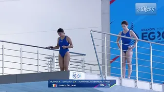 Women's Diving | Ioana Andreea Carcu | Nazanin Adelyne Ellahi | European Games 2023 Highlight #7