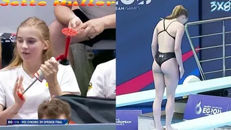 Women's Diving | Jette MULLER | European Games 2023 1m Final Highlight #diving #watersport #sports #5