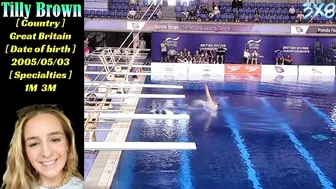 Women's Diving | Highlights selected by 3×8TV | British Diving Champs 2023 | 1M Springboard #10