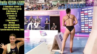 Women's Diving | Emilia Nilsson Garip | British Diving Champs 2023 | 3M Platform Highlight #9