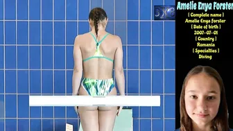 Women's Diving | Amelie Enya Forster | Bolzano 2023 | 1M ＆ 3M Springboard Highlight #diving #sports #3