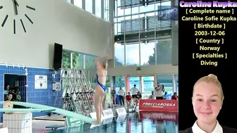 Women's Diving | Caroline Kupka | Bolzano 2023 | 1M ＆ 3M Springboard Highlight #diving #sports #3