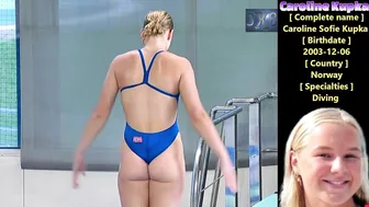 Women's Diving | Caroline Kupka | Bolzano 2023 | 1M ＆ 3M Springboard Highlight #diving #sports #8