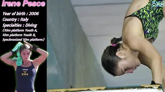 Women's Diving | Irene Pesce | TORINO 2023 Absolute Winter | 10M Platform Highlight #diving #3