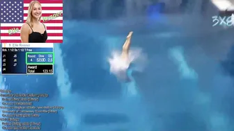 Women's Diving | Elle Renner | Highlight | SEC 2023 | #diving #sports #7