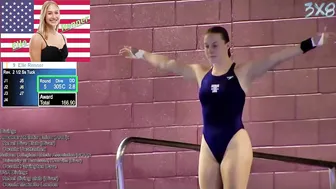 Women's Diving | Elle Renner | Highlight | SEC 2023 | #diving #sports #9