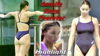 Women's Diving | Amelie Enya Forster | Highlight ＋bonus video #diving #sports