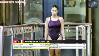 Women's Diving | Amelie Enya Forster | Highlight ＋bonus video #diving #sports #2