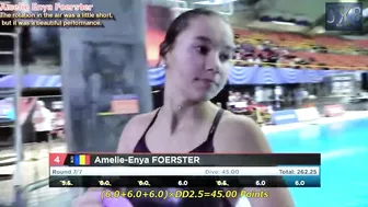 Women's Diving | Amelie Enya Forster | Highlight ＋bonus video #diving #sports #5