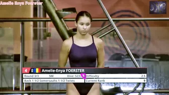 Women's Diving | Amelie Enya Forster | Highlight ＋bonus video #diving #sports #8