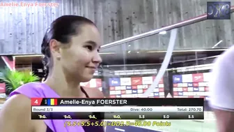 Women's Diving | Amelie Enya Forster | Highlight ＋bonus video #diving #sports #9