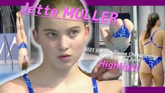 Women's Diving | Jette MULLER | Highlight | 2021 German Diving Championship #sports #diving #1