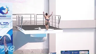 Women's Diving | Diana Caterina ROMANO | Highlight | 2022 European Junior Champs | #diving #sports #6