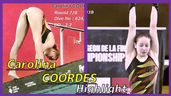 Women's Diving | Carolina COORDES | Highlight | 2022 World Junior Championships | #diving #sports