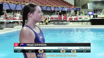 Women's Diving | Mikali Dawson | Highlight | 2022 World Junior Championships | #diving #sports #9