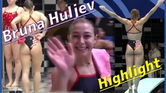 Women's Diving | Bruna Huljev | Highlight | 2022 World Junior Championships #tuffi #diving