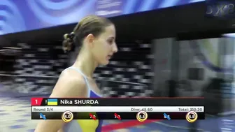 Women's Diving | Nika Shurda | Highlight | 2022 World Junior Championships #tuffi #diving #7